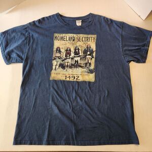 Delta Magnum Weight Graphic Homeland Security Blue SS XL